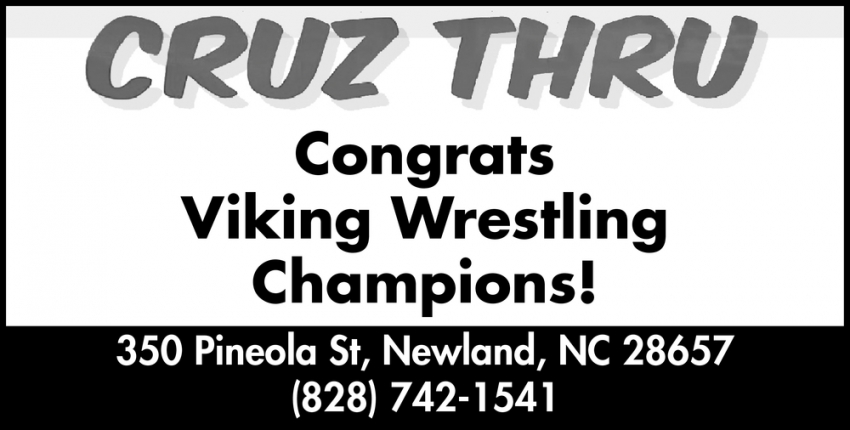 Congrats Viking Wrestling