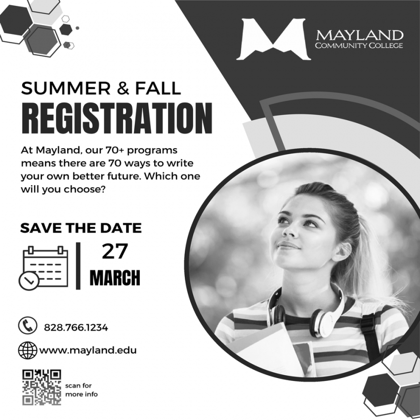 Summer & Fall Registration