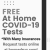 Free at Home COVID-19 Tests