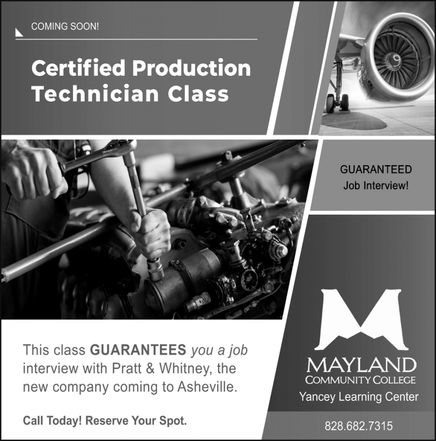 Certified Production Technician Class