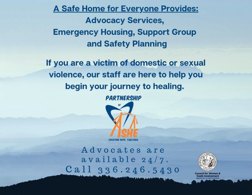 If You are a Victim of Domestic or Sexual Violence, Our Staff are Here to Help You Begin Your Journey to Healing