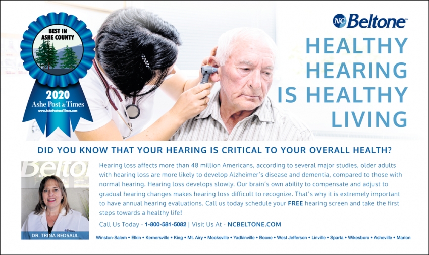 Healthy Hearing is Healthy Living