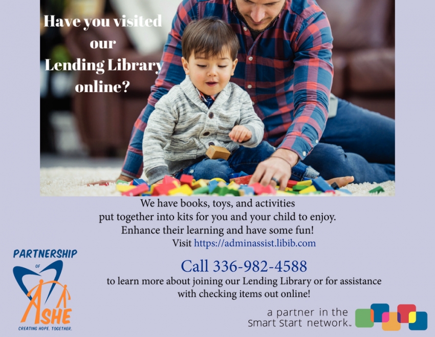 Have You Visited Our Lending Library Online?