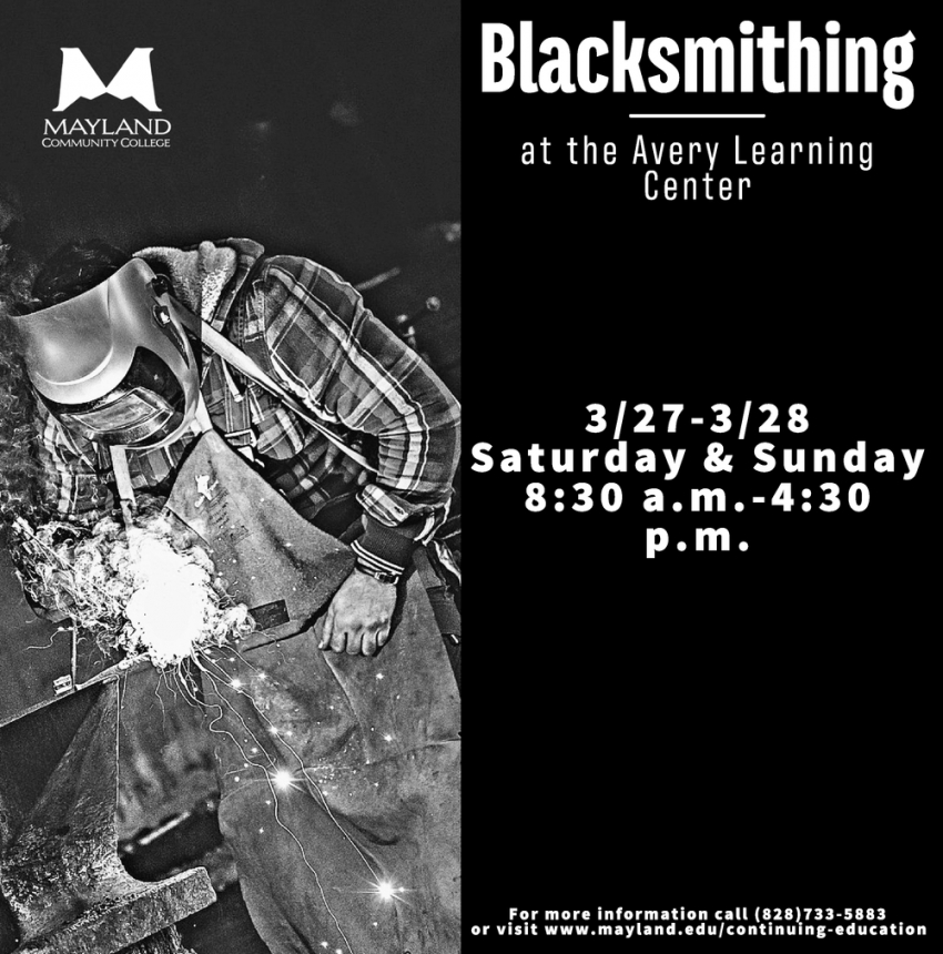 Blacksmithing at The Avery Learning Center