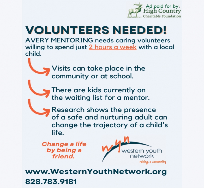 Volunteers Needed!