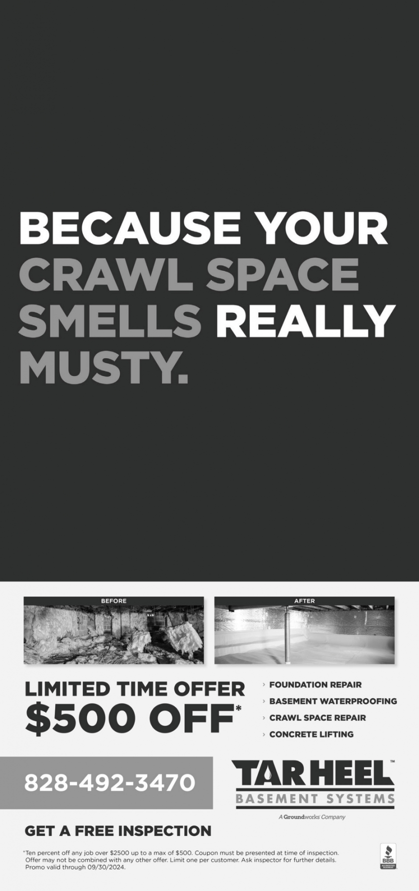 Because Your Crawl Space Smells Really Musty