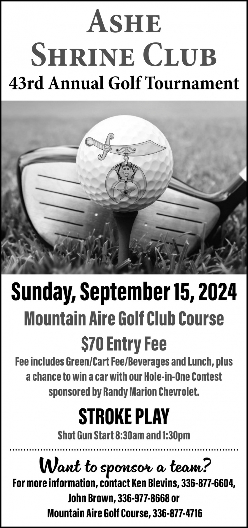 43rd Annual Golf Torunament