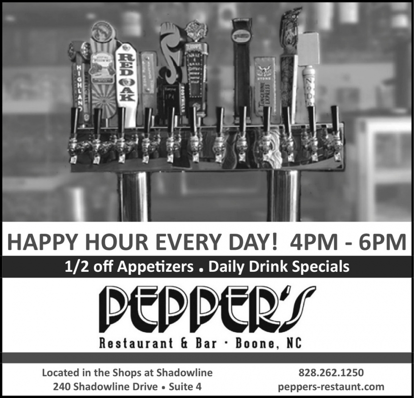 Happy Hour Every Day!