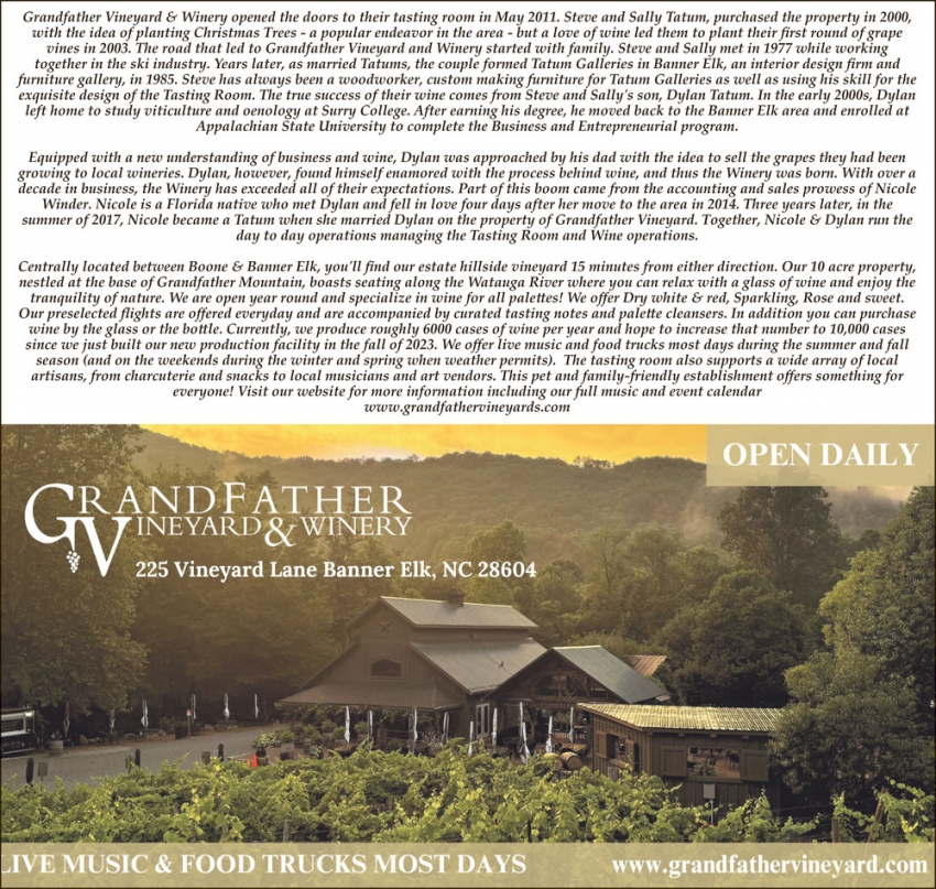 Open Daily