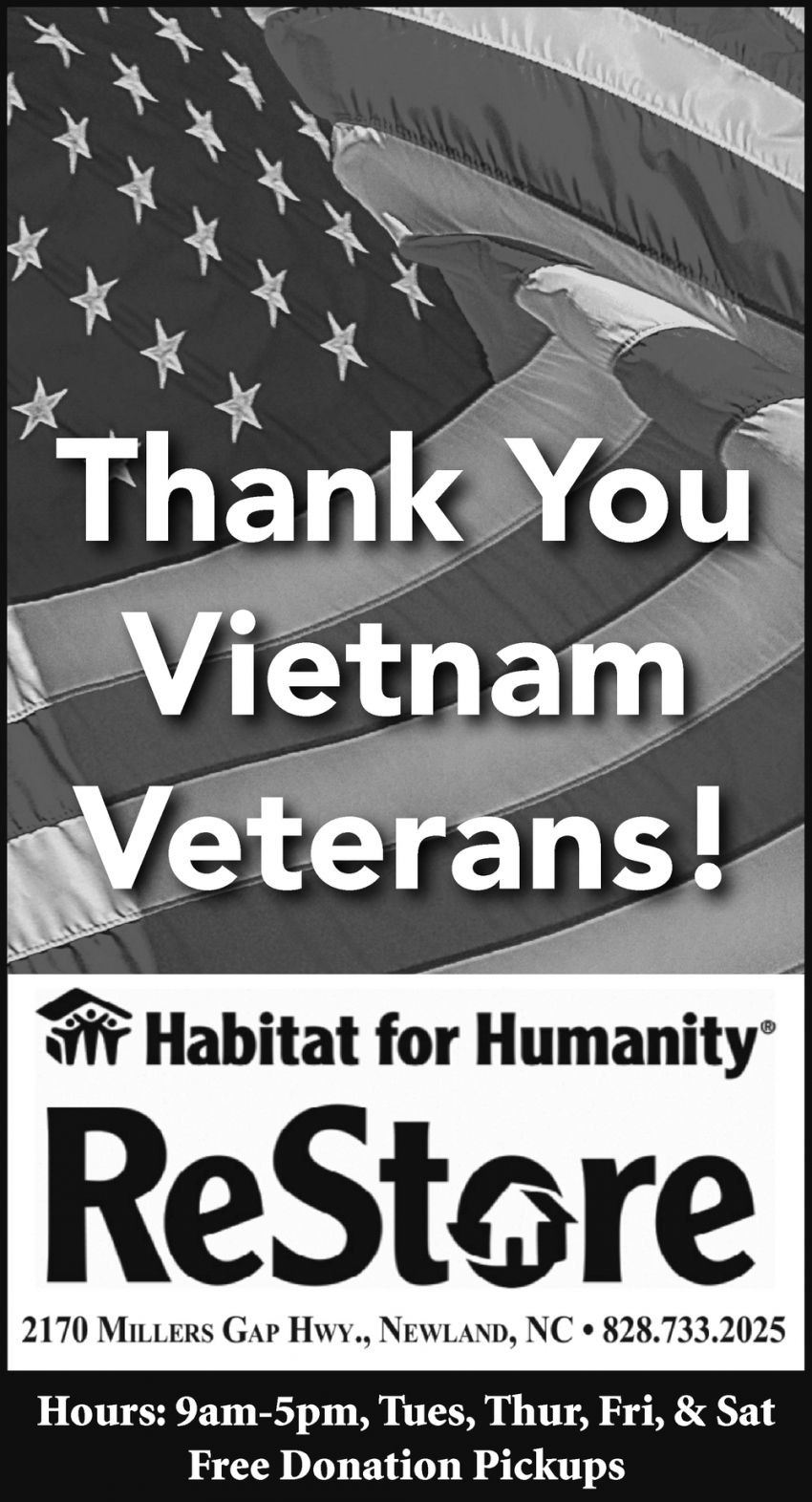 Thank You Vietnam Veterans!