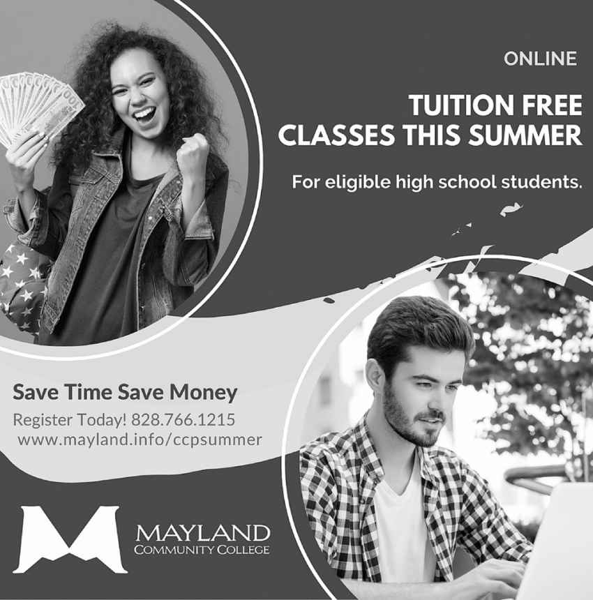 Tuition FREE Classes this Summer