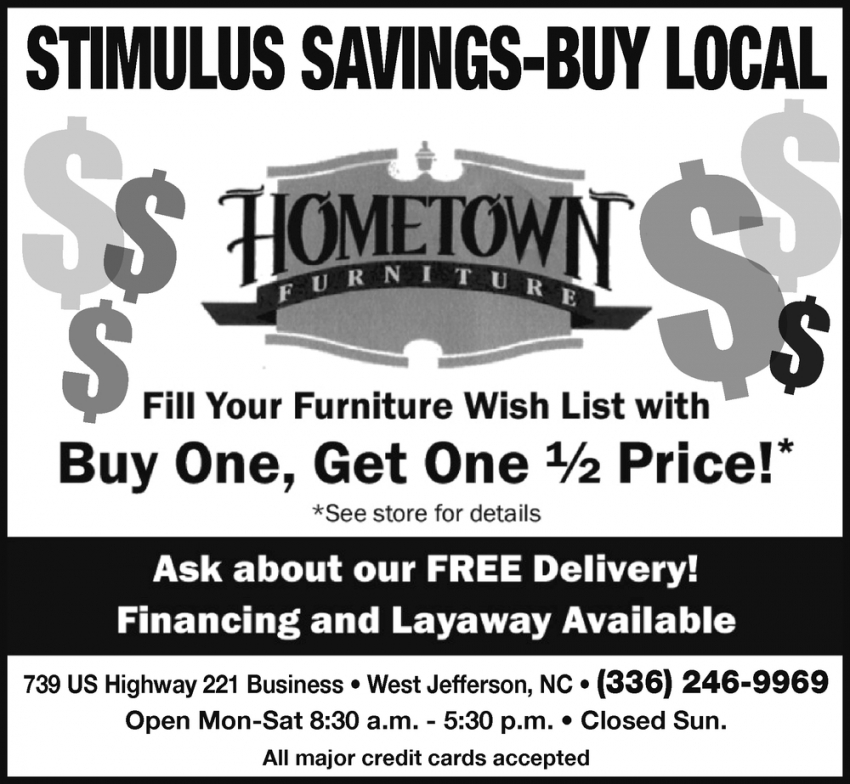 Stimulus Savings-Buy Local