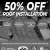 50% OFF Roof Installation!