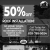 50% OFF Roof Installation!