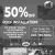 50% OFF Roof Installation!