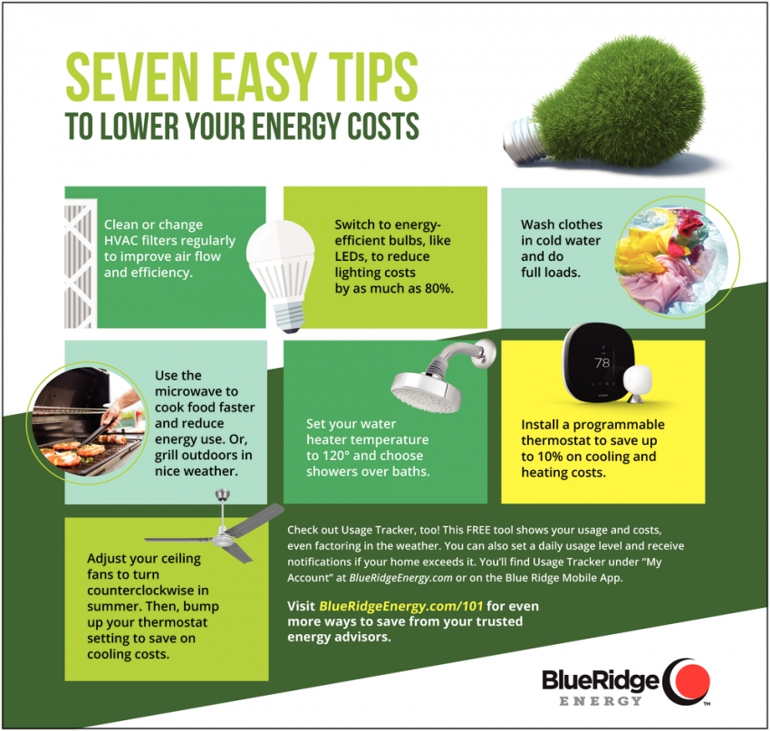 Seven Easy Tips to Lower Your Energy Costs
