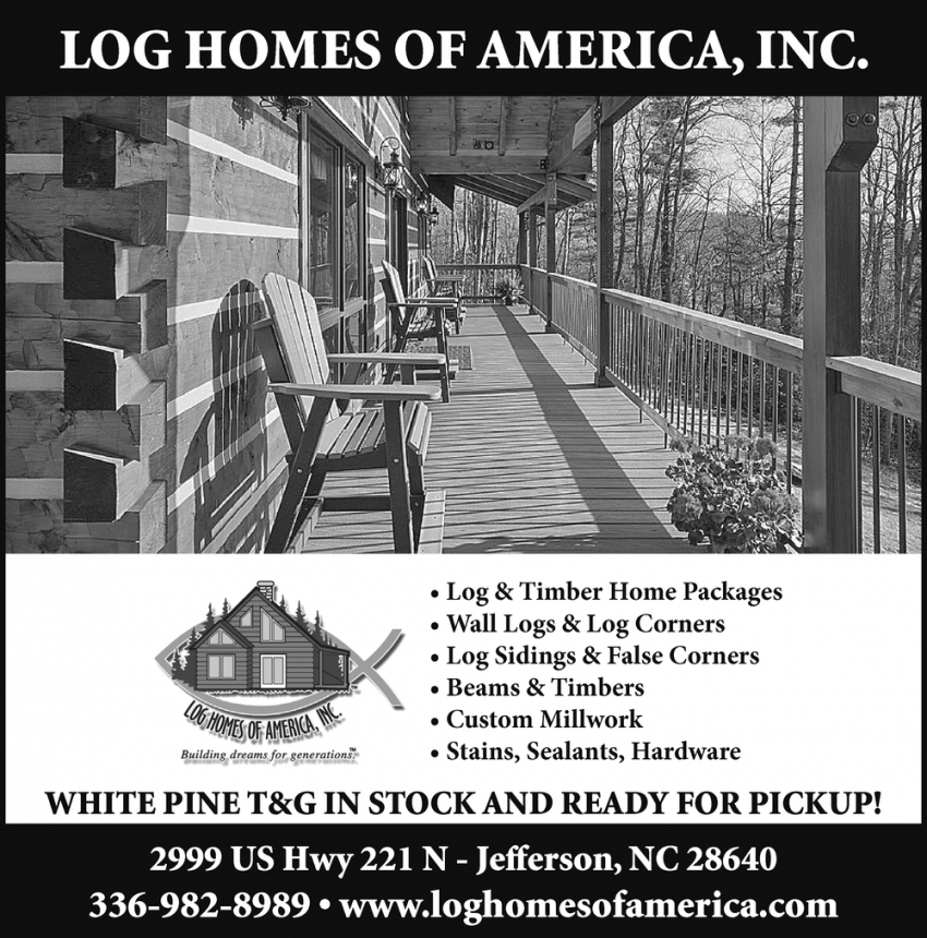 Log & Timber Home Packages