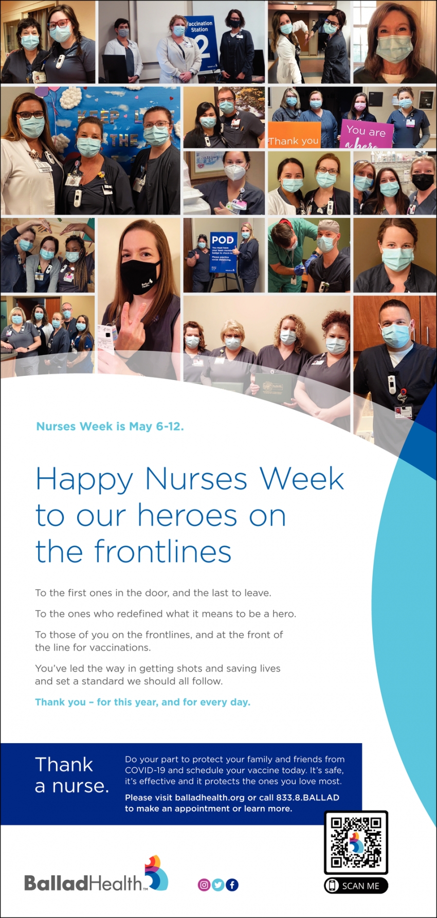 Happy Nurses Week to Our Heroes On the Frontlines