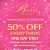 Anniversary Celebration - 50% OFF Everything, One Day Only