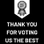 Thank You for Voting Us the Best