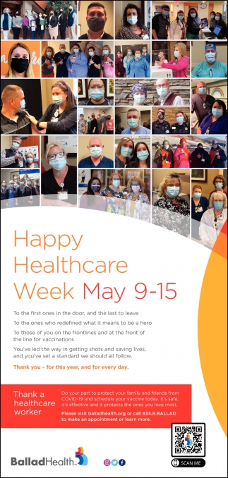 Happy Healthcare Week May 9-15