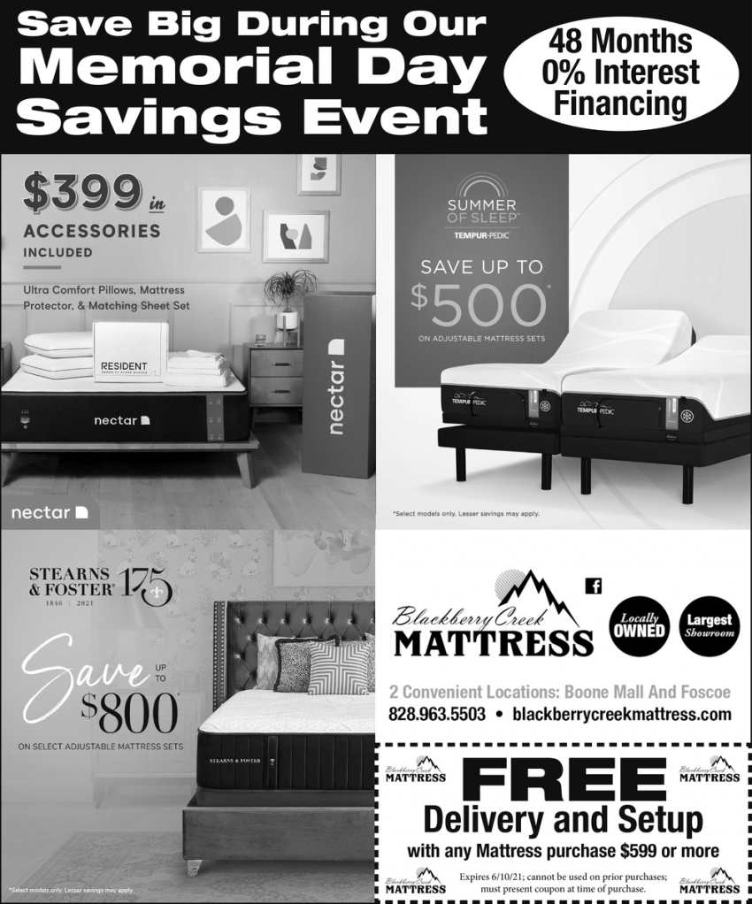 Save Big During Our Memorial Day Savings Event