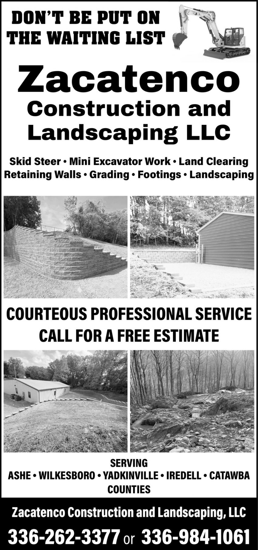 Zacatenco Construction and Landscaping, LLC
