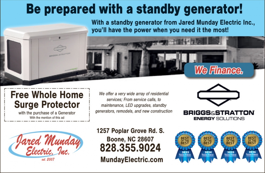 Jared Munday Electric, Inc