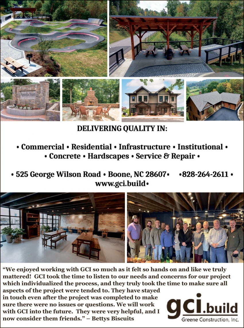Greene Construction, Inc.