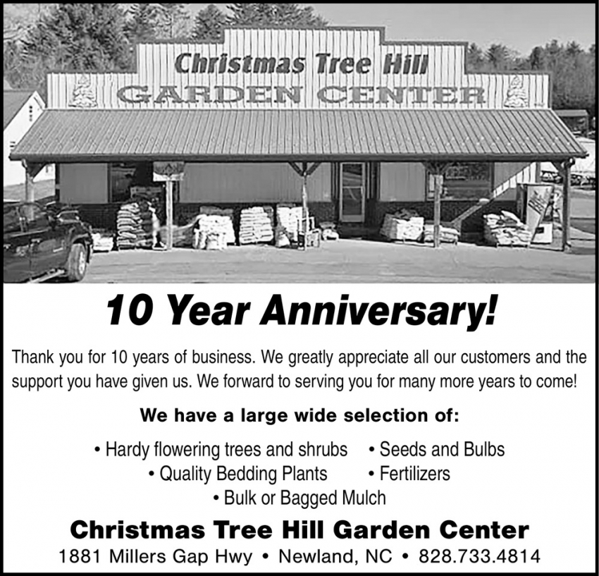 Christmas Tree Hill Garden Center