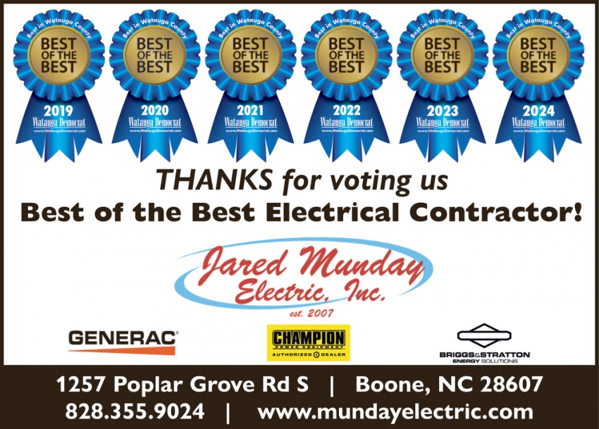 Jared Munday Electric, Inc