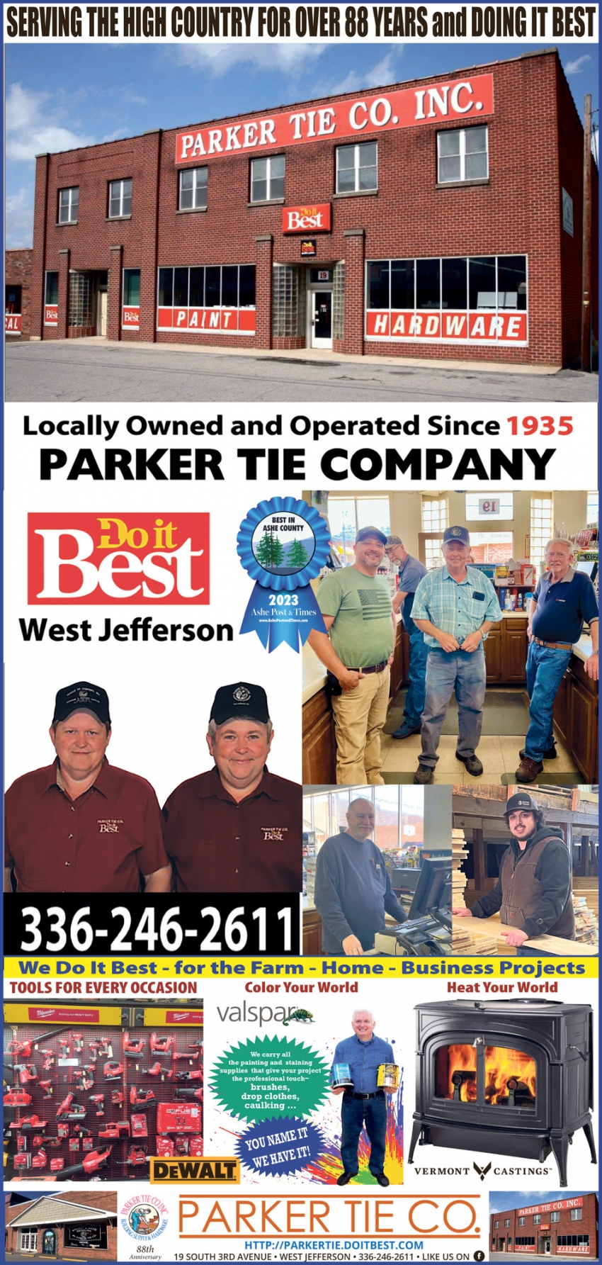 Parker Tie Co, Inc