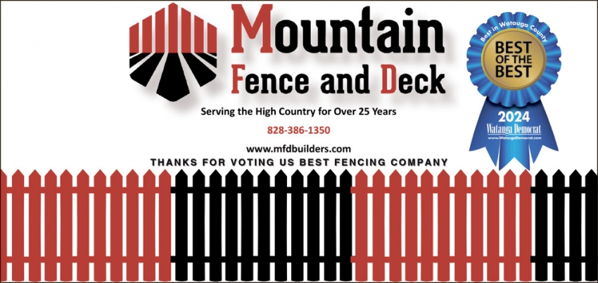 Mountain Fence and Deck