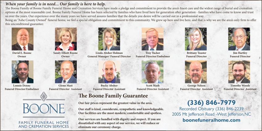 Boone Funeral Home