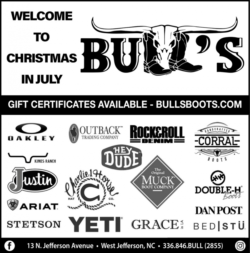 Bull's Boots and Western Wear