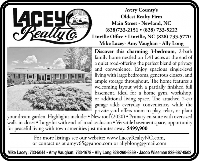 Lacey Realty Co