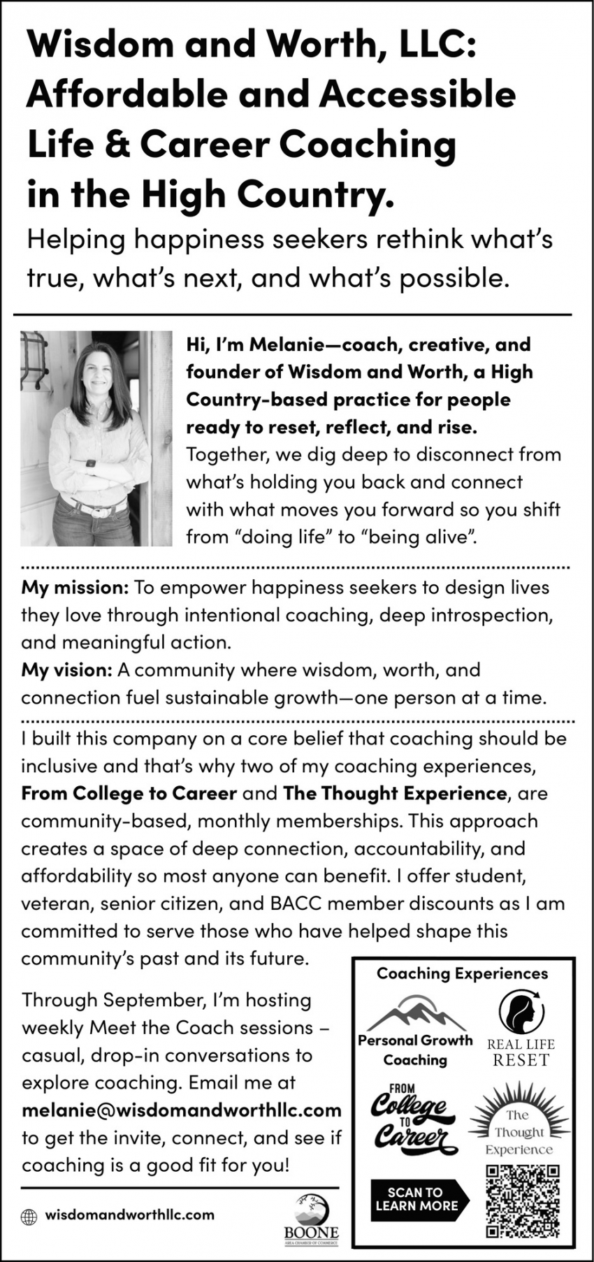 Wisdom and Worth, LLC
