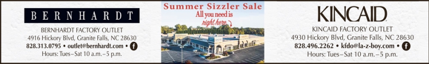 Bernhardt Factory Outlet & Kincaid Factory Outlet