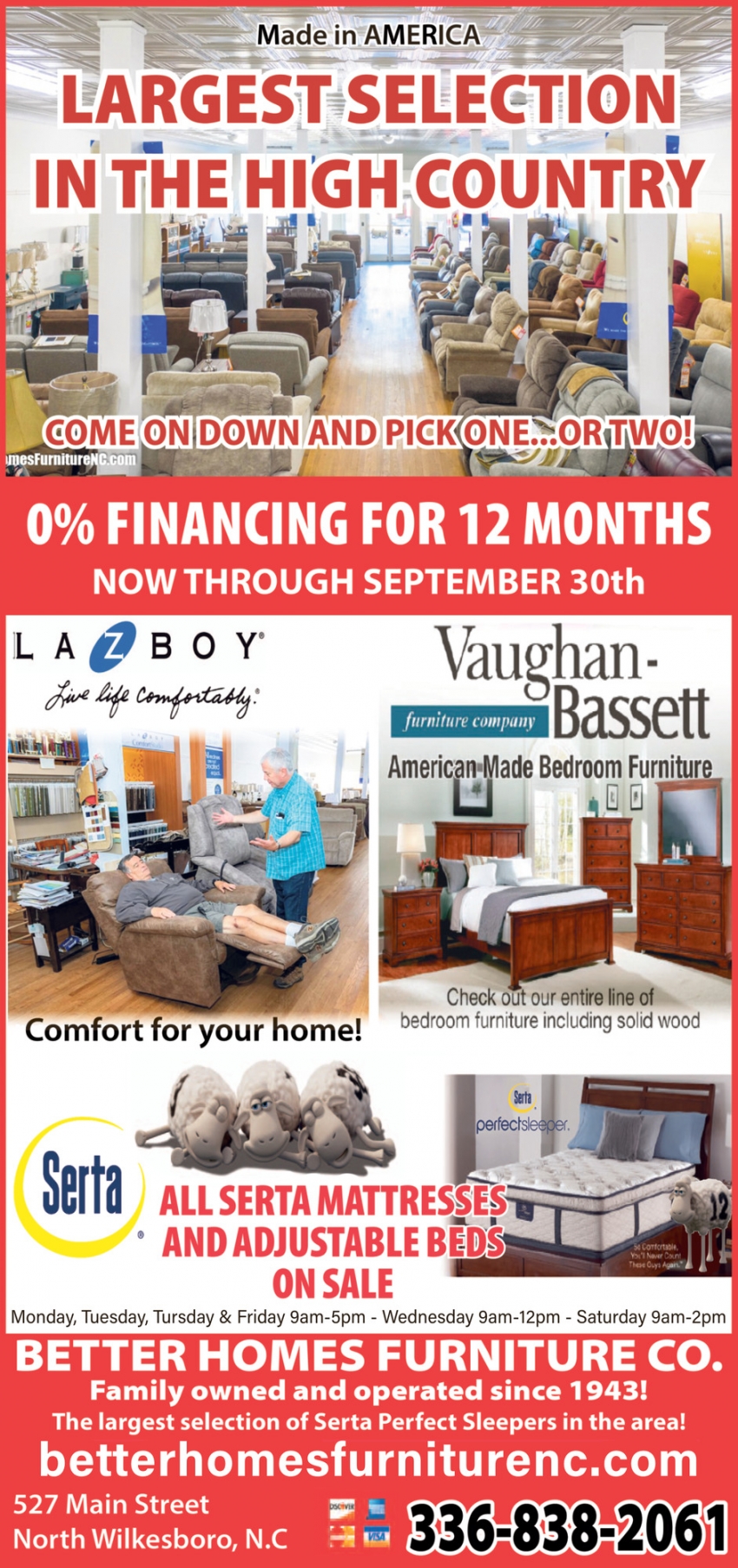 Better Homes Furniture Co