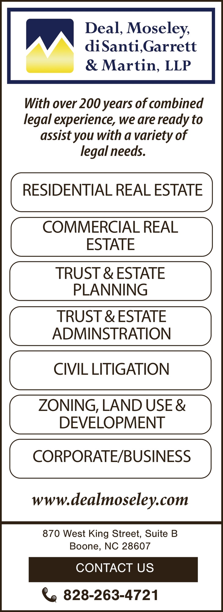Deal, Moseley, diSanti, & Martin, LLP