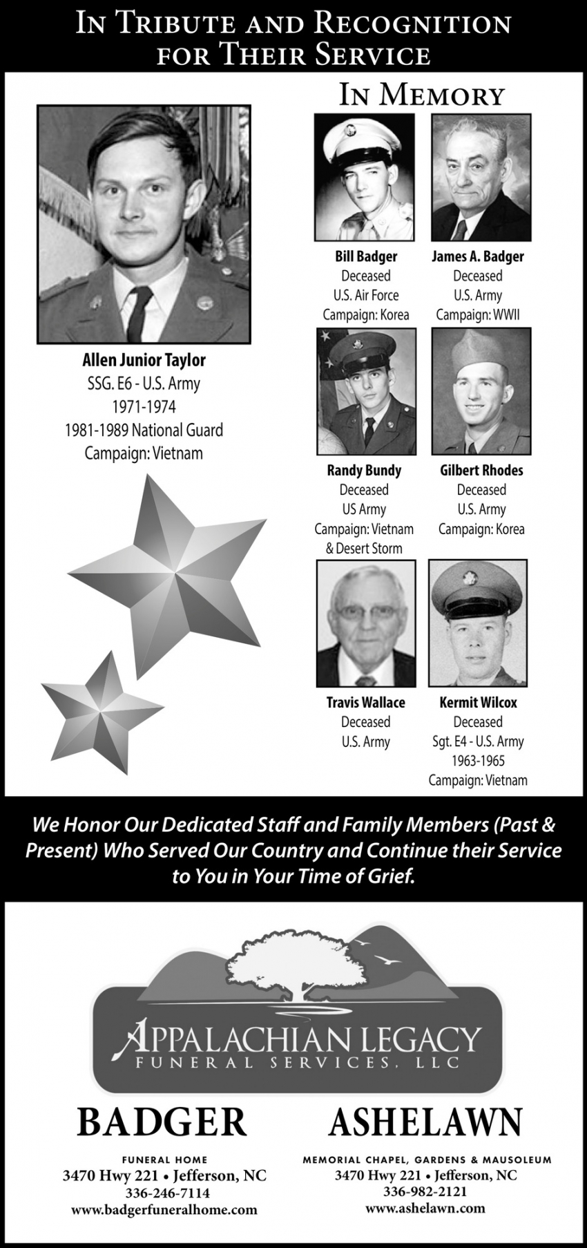 Appalachian Legacy Funeral Services, LLC