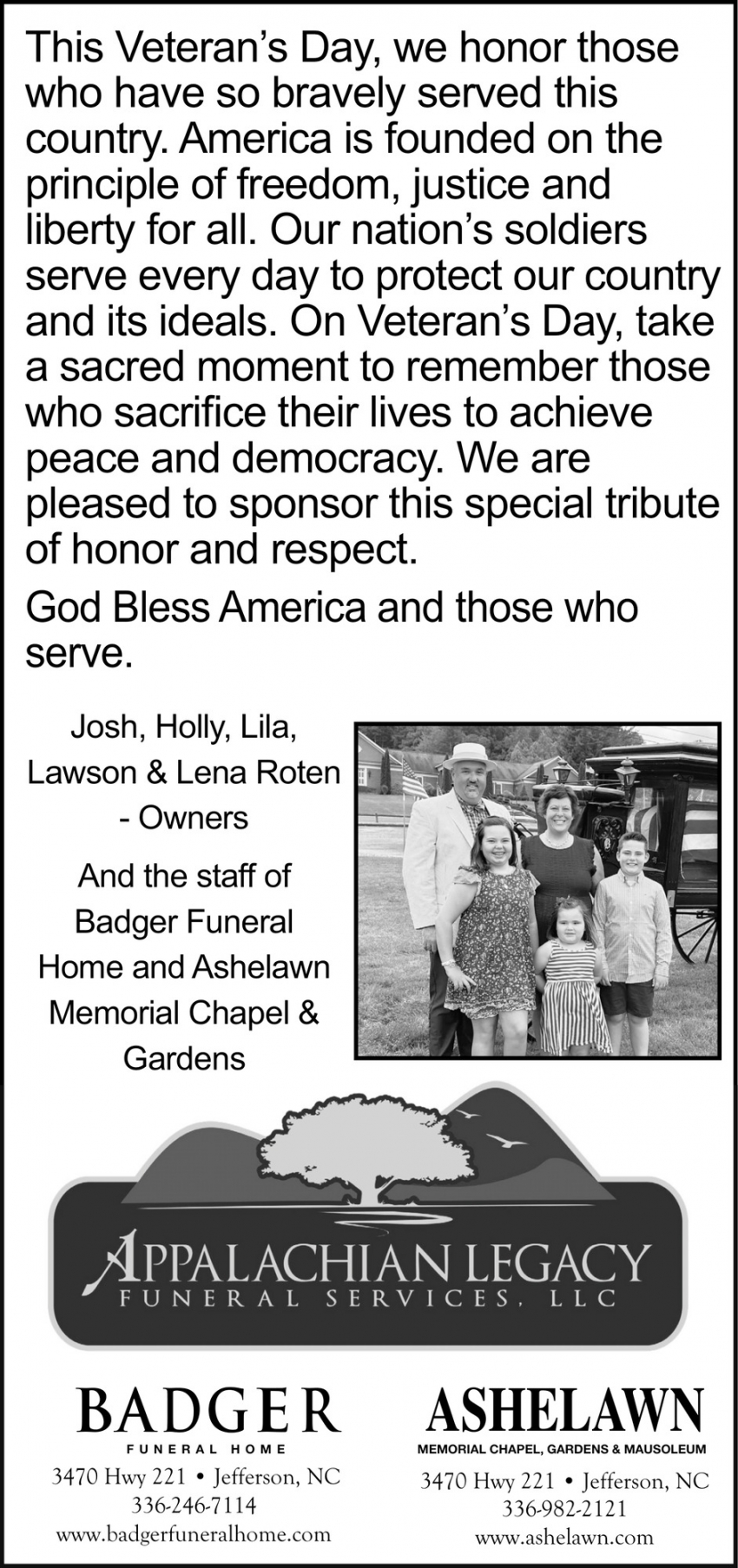 Appalachian Legacy Funeral Services, LLC