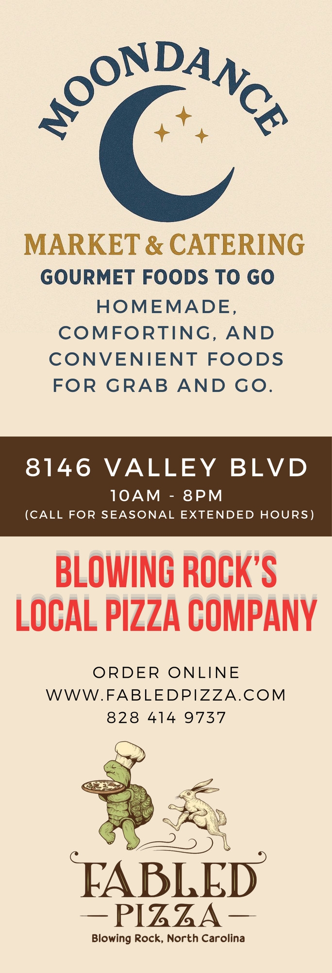 Moondance Market & Catering - Fabled Pizza