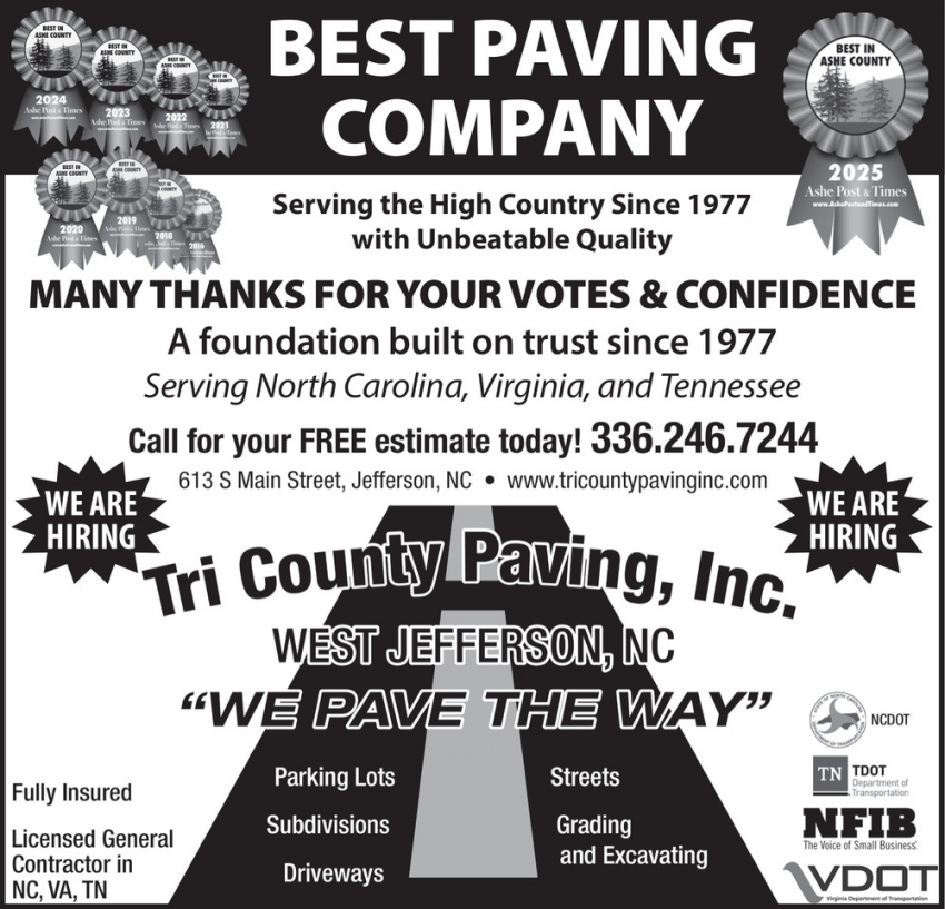 Tri County Paving, Inc