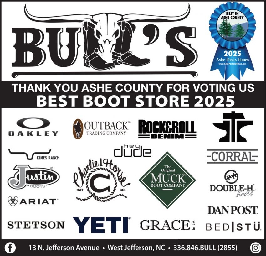 Bull's Boots and Western Wear