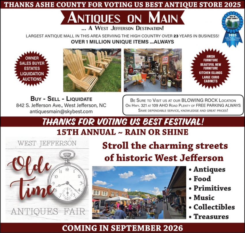 West Jefferson Olde Time Antique Fair