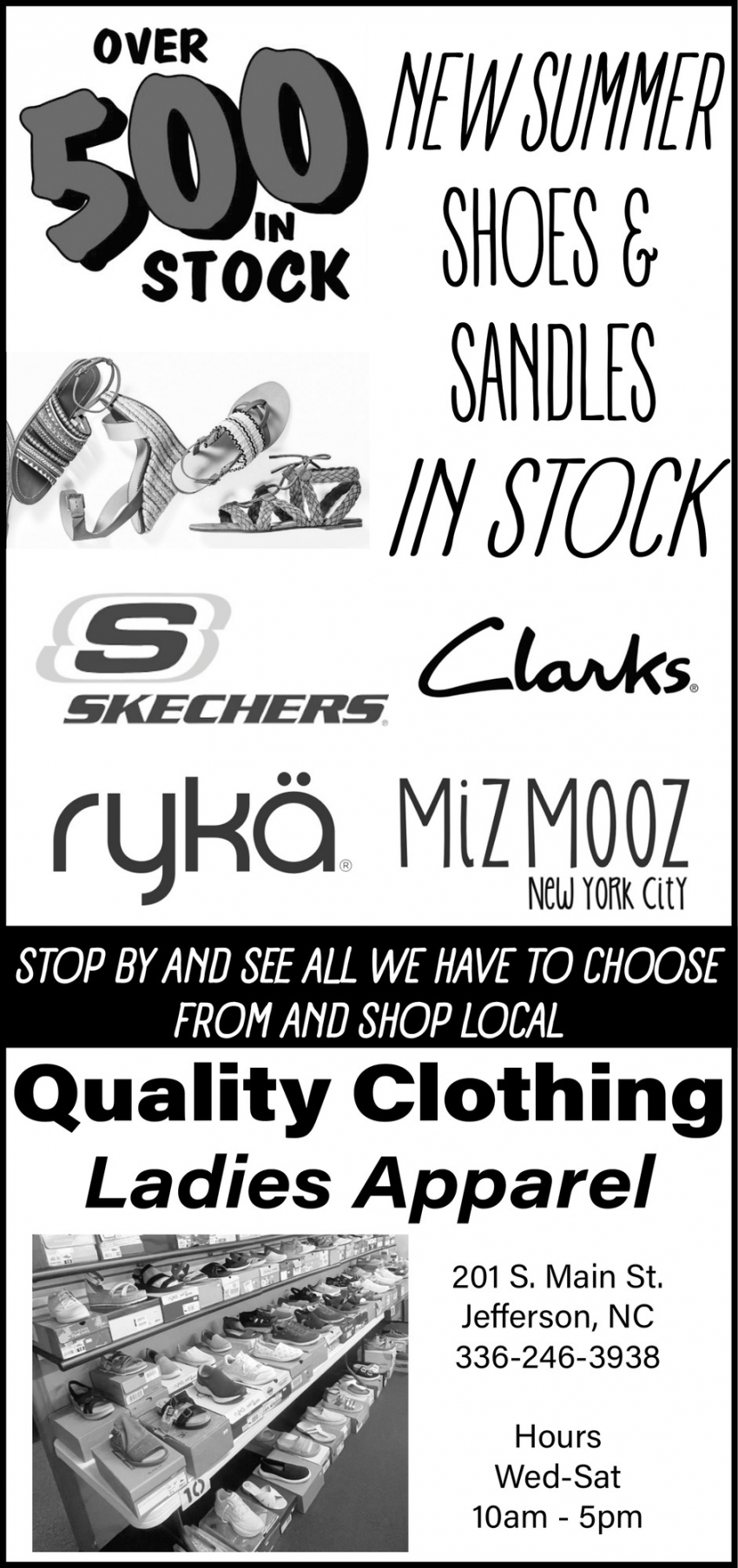 Quality Clothing Ladies Apparel Inc