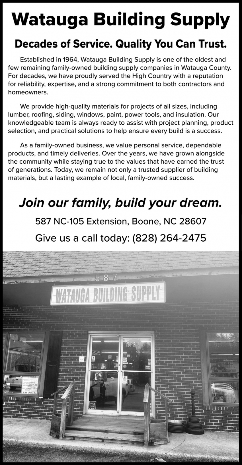 Watauga Building Supply