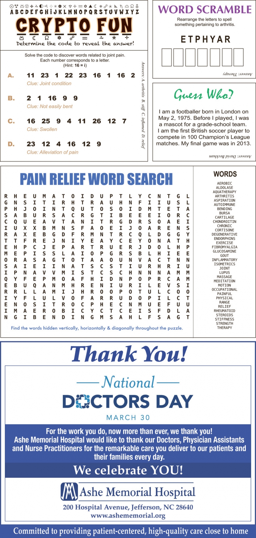 Ashe Memorial Hospital