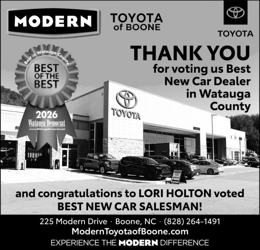 Modern Toyota of Boone - Modern Subaru of Boone - Modern Ford of Boone